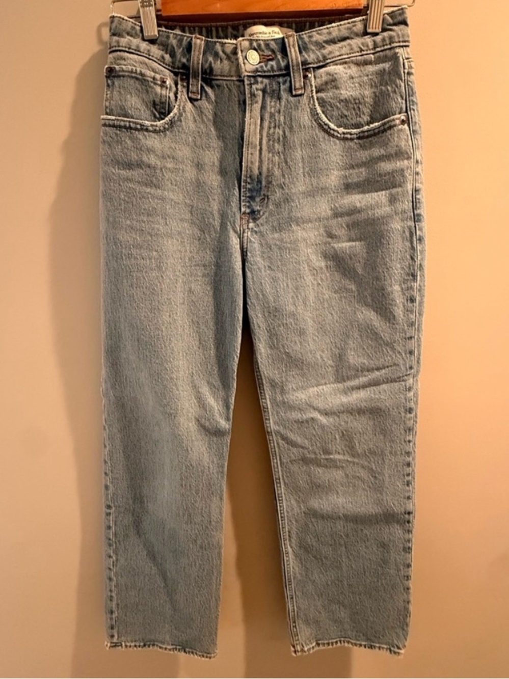 Abercrombie & Fitch Curve Love High Rise 90s Relaxed Jeans . 26 short - Picture 5 of 8